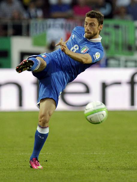 Claudio Marchisio (Juventus), 28 anni, 28 presenze e 3 gol in campionato (media voto 6,06). 42 presenze e 2 gol in Nazionale (36 e 2 gol con Prandelli, 2° a Euro 2012 e 3° in Confederations). Action Images